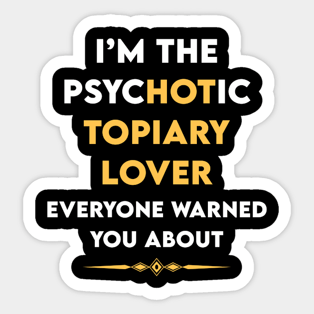 Psychotic Topiary Horticultural Perennial Plants Sticker by symptomovertake